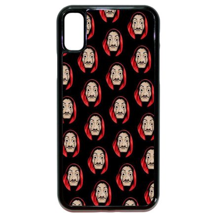 Mascaras - A Nagy Pénzrablás - la casa de papel iPhone X/Xs tok