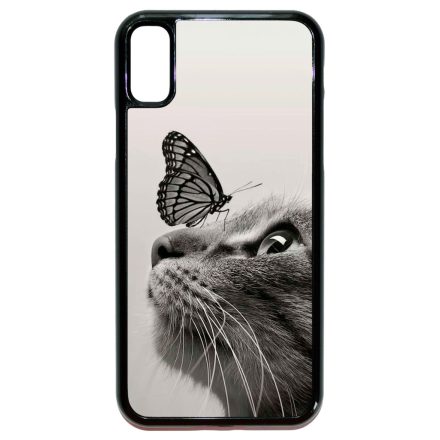 Cica és Pillangó - macskás iPhone X/Xs tok