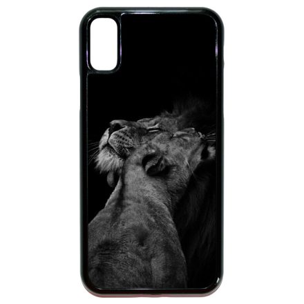 Lion Love Wild Beauty Csajos Allat mintas iPhone X/Xs tok