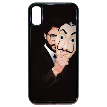 El Profesor Mask nagypenzrablas lacasadepapel iPhone X/Xs tok