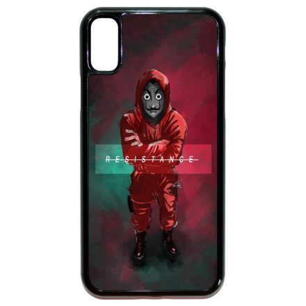 Resistance ART nagypenzrablas lacasadepapel iPhone X/Xs tok