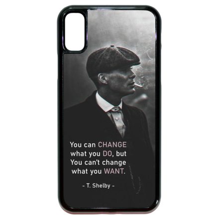 Tommy Shelby Change idezet peaky blinders iPhone X/Xs tok