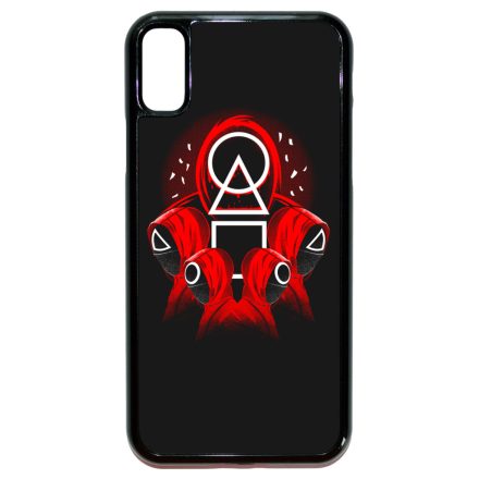 Squid Game Piros katonak iPhone X/Xs tok
