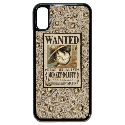 WANTED Monkey D Luffy - One Piece iPhone X/Xs tok