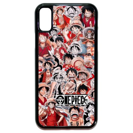 Monkey D Luffy Collage - One Piece iPhone X/Xs tok