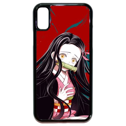 Nezuko RED Art - Demon Slayer iPhone X/Xs tok