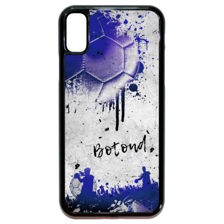 Kerd a neveddel BLUE kezilabda mintas iPhone X/Xs tok