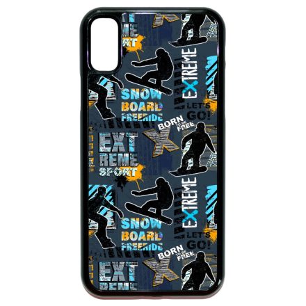 Born to be free Snowboard iPhone X/Xs tok