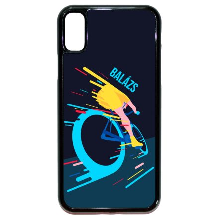 Kerd a neveddel Ride a bike Kerekpar mintas iPhone X/Xs tok