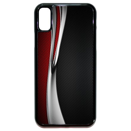 Silver Wave karbon mintás iPhone X/Xs tok