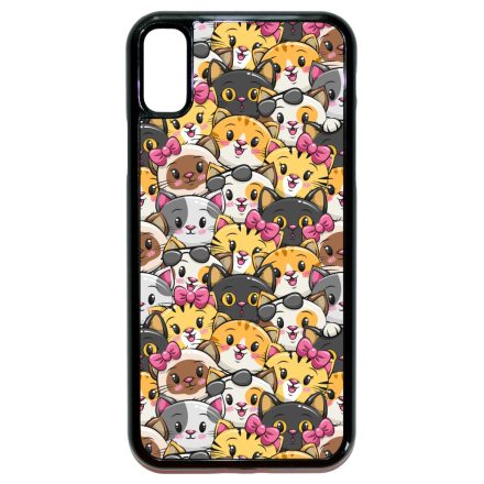 A legcukibb cica mintás iPhone X/Xs tok