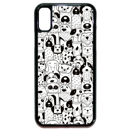 Aranyos kutya mintás iPhone X/Xs tok