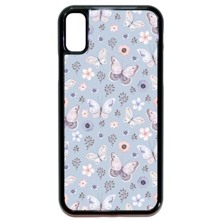 Aranyos kek pillangos iPhone X/Xs tok