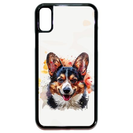 Színes Corgi iPhone X/Xs tok