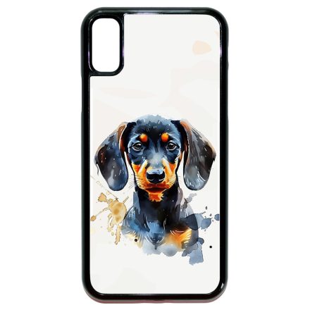 Fekete baba tacsi iPhone X/Xs tok