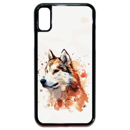 Barna Alaszkai Malamut iPhone X/Xs tok