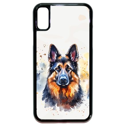 Barna-Fekete Belga juhászkutya iPhone X/Xs tok