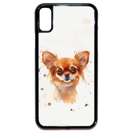Hosszúszőrű csivava iPhone X/Xs tok