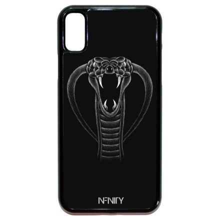 A fekete Kobra iPhone X/Xs tok