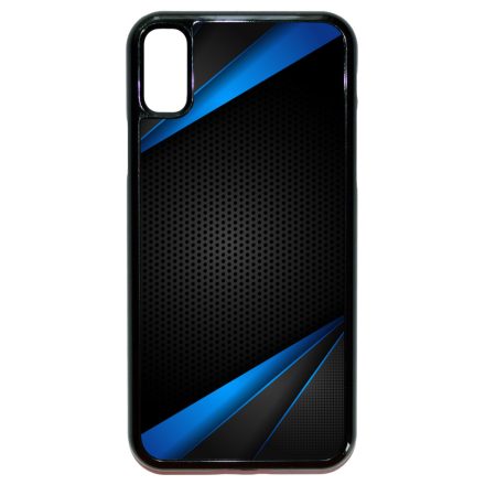 Carbon kék sávokkal iPhone X/Xs tok