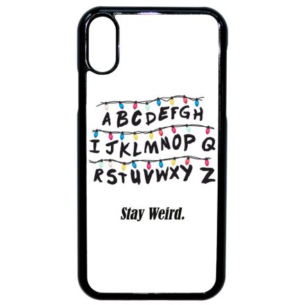Stay Weird - Stranger Things iPhone Xr tok