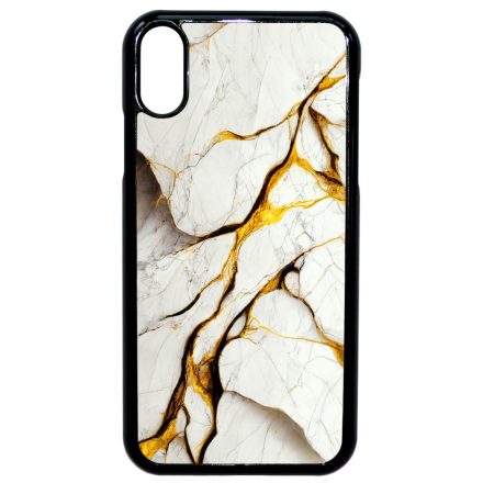 Luxury fehér és arany márvány mintás iPhone Xr tok