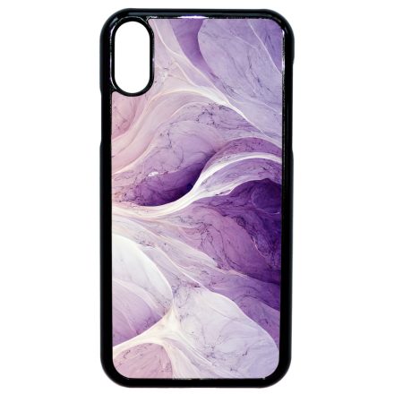 Absztrakt lila márvány mintás iPhone Xr tok
