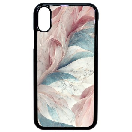 Lágy pasztel rózsaszín és zöld Art iPhone Xr tok