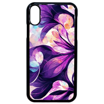 Zen lila absztrakt Art iPhone Xr tok