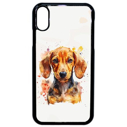Barna tacsi iPhone Xr tok