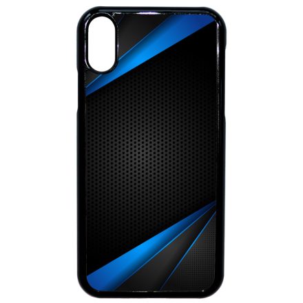 Carbon kék sávokkal iPhone Xr tok