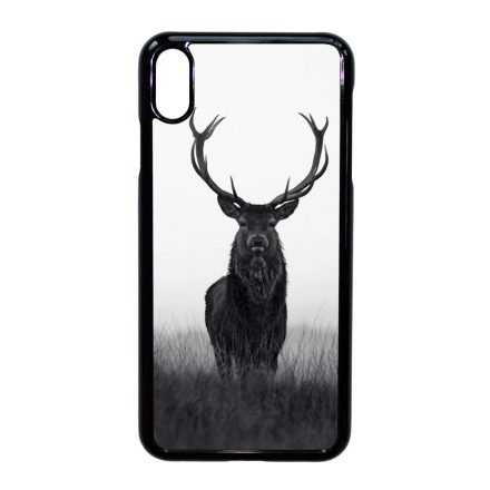 szarvas szarvasos agancs őszi fehér iPhone Xs Max tok