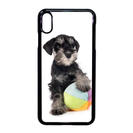 A család kis kedvence - Schnauzer iPhone Xs Max tok