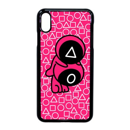 Squid Game roszaszin cuki katona mintas iPhone Xs Max tok