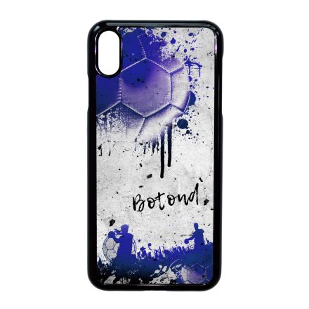 Kerd a neveddel BLUE kezilabda mintas iPhone Xs Max tok