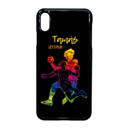 Kerd a Neveddel FOR HIM kezilabda mintas iPhone Xs Max tok