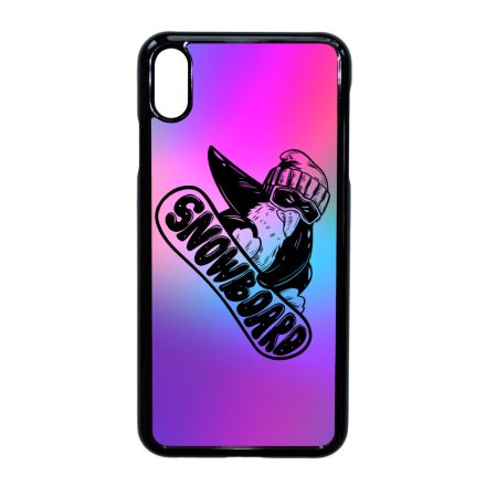 Snowboard Pingvin iPhone Xs Max tok