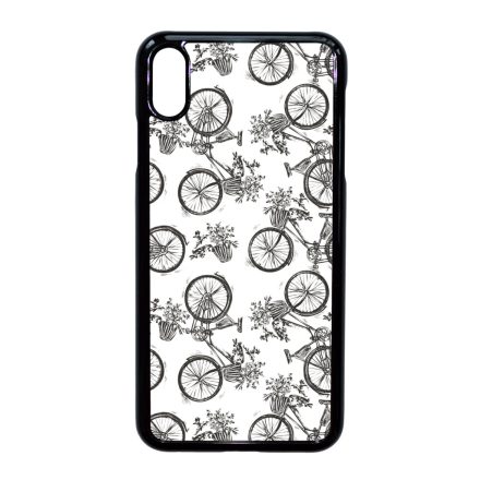 Gyonyorű viragos kerekpar iPhone Xs Max tok