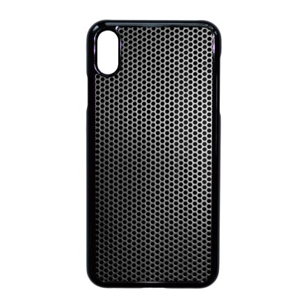 Speaker Ezüst metál mintás iPhone Xs Max tok