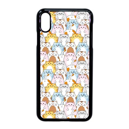 Tündéri Kawaii cica mintás iPhone Xs Max tok