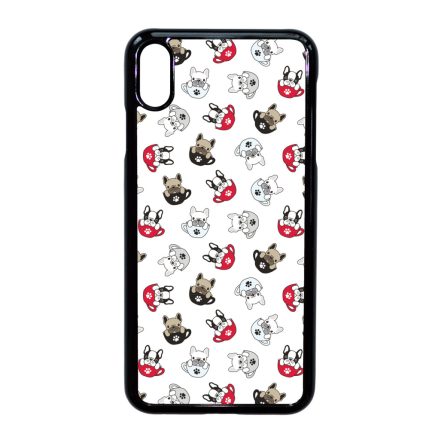 Cuki kávé és kutya mintás iPhone Xs Max tok