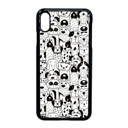 Aranyos kutya mintás iPhone Xs Max tok
