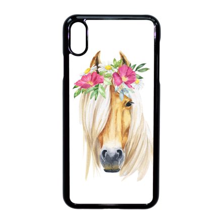 Csodaszép rajzolt lovas iPhone Xs Max tok