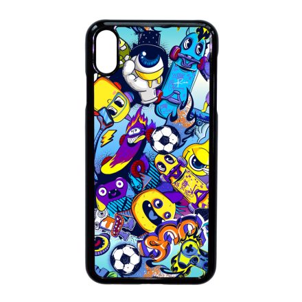 Skateboard Graffiti iPhone Xs Max tok