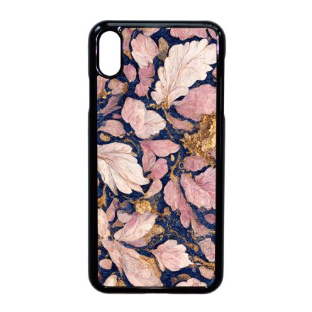 Gyönyörű rózsaszín aranyos virág Art iPhone Xs Max tok