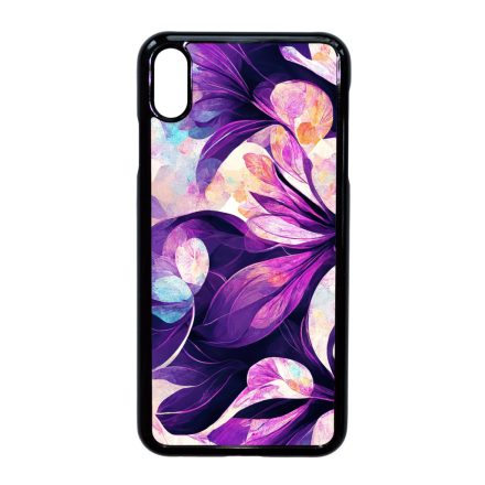 Zen lila absztrakt Art iPhone Xs Max tok