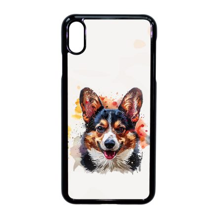 Színes Corgi iPhone Xs Max tok