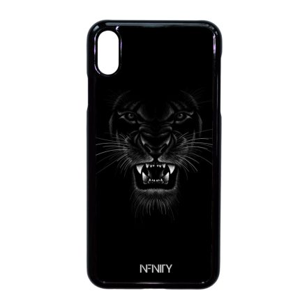 Fekete Párduc iPhone Xs Max tok
