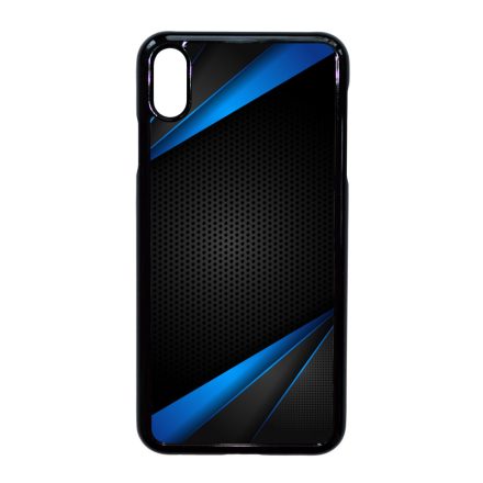 Carbon kék sávokkal iPhone Xs Max tok