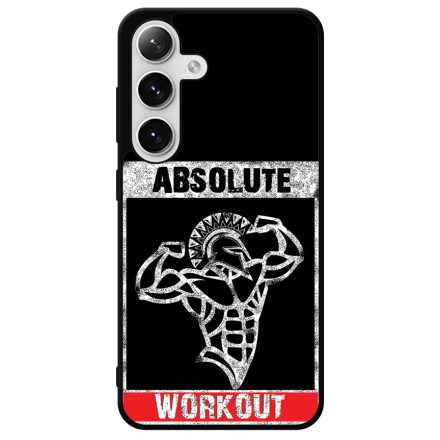 fitness absolute workout edzés gyúrós Samsung Galaxy szilikon tok
